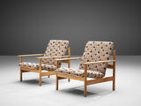 Sven Ivar Dysthe for Dokka Møbler Pair of Lounge Chairs in Eames Upholstery