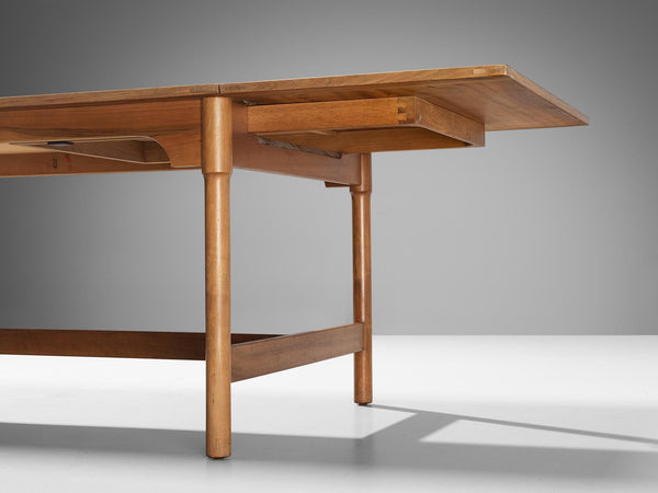 Scandinavian Dining Table in Walnut with Extendable Sides