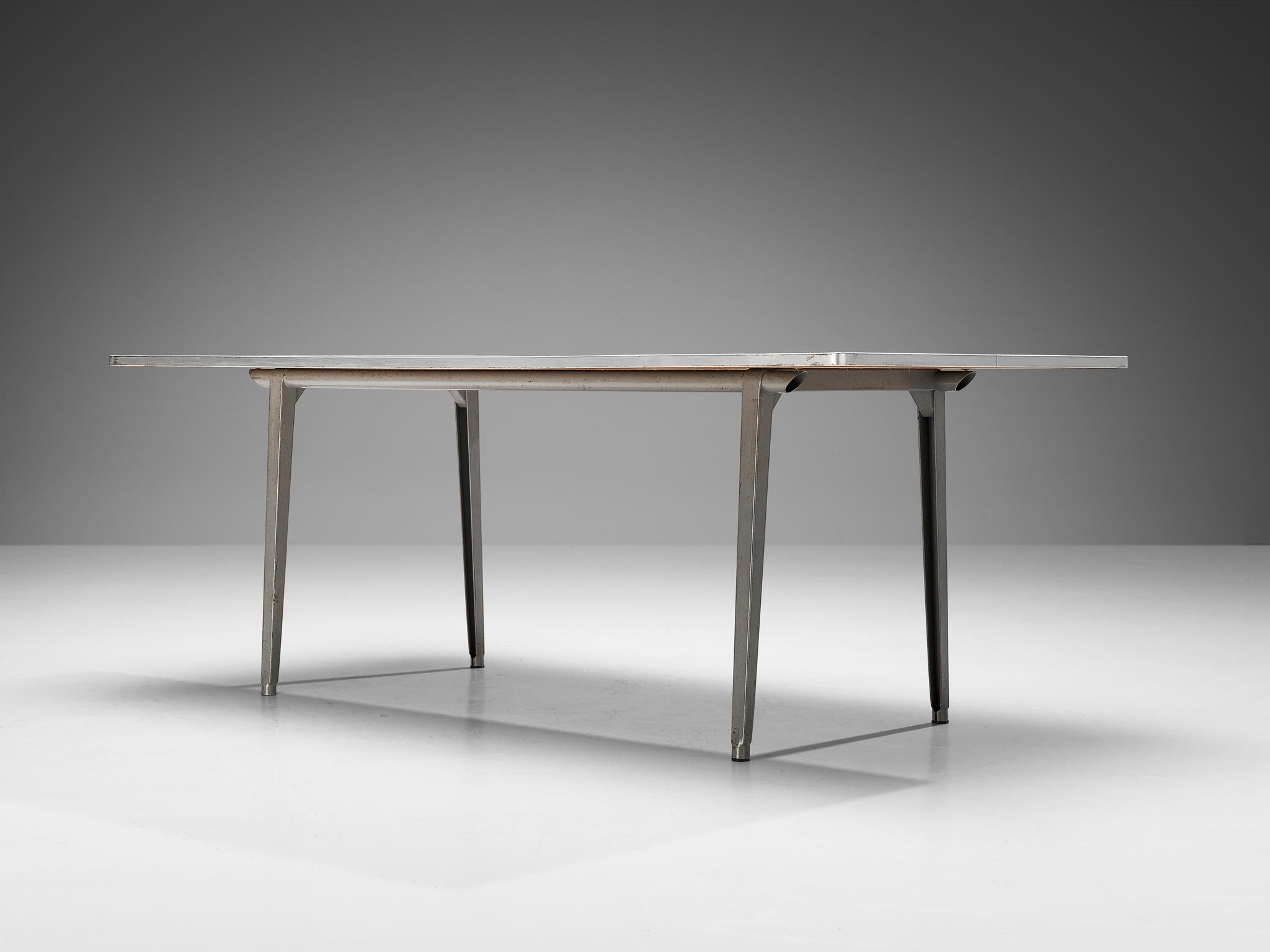 Friso Kramer for Ahrend De Cirkel Dining Table or Desk in Grey