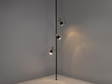 H. Busquet for Hala Clamp Floor Lamp with Three Adjustable Shades
