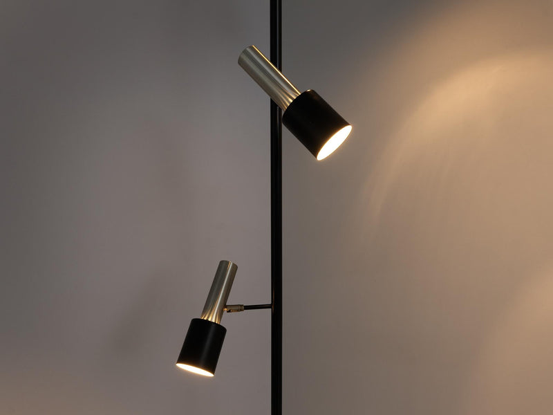 H. Busquet for Hala Clamp Floor Lamp with Three Adjustable Shades