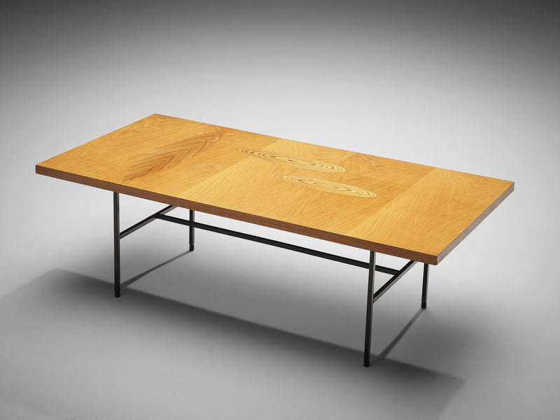 Tapio Wirkkala for Asko Coffee Table in Maple with Plywood Inlays