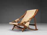 W.D. Andersag Lounge Chair with Ottoman in Teak and Leather