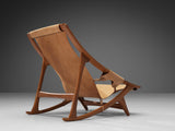 W.D. Andersag Lounge Chair with Ottoman in Teak and Leather