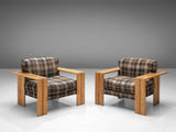 Afra & Tobia Scarpa Pair of 'Artona' Lounge Chairs in Ash