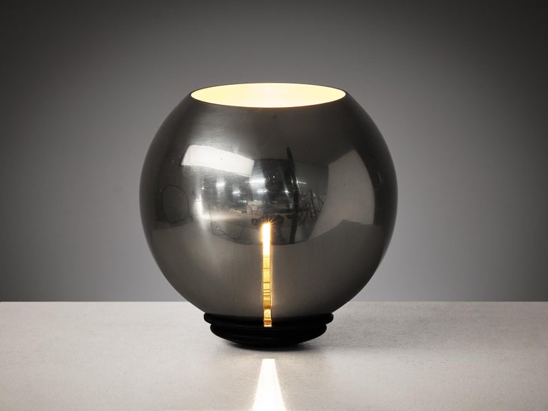 Gino Sarfatti for Arteluce Pair of Lamps in Aluminum
