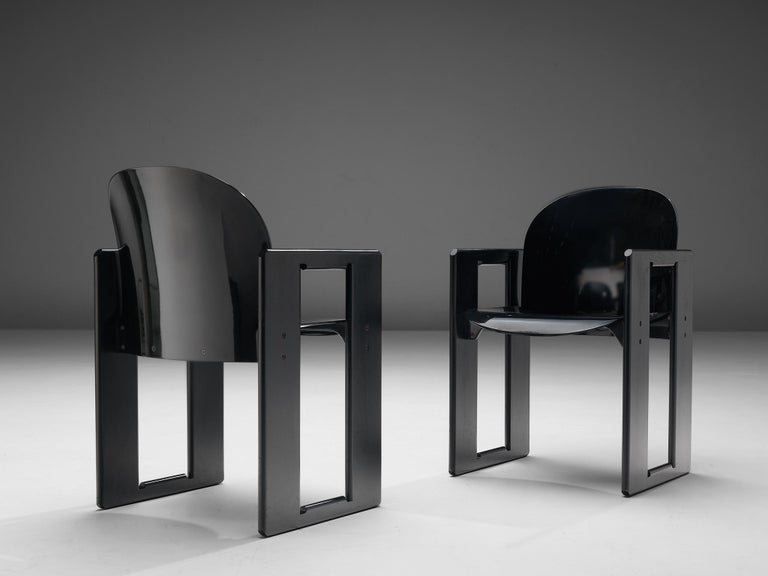 Afra & Tobia Scarpa for B&B Set of Six 'Dialogo' Dining Chairs