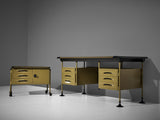 Studio BBPR for Olivetti 'Spazio' Set with Desk, Sideboard and Table