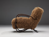 Jindřich Halabala Customizable Lounge Chairs in Tibetan Wool