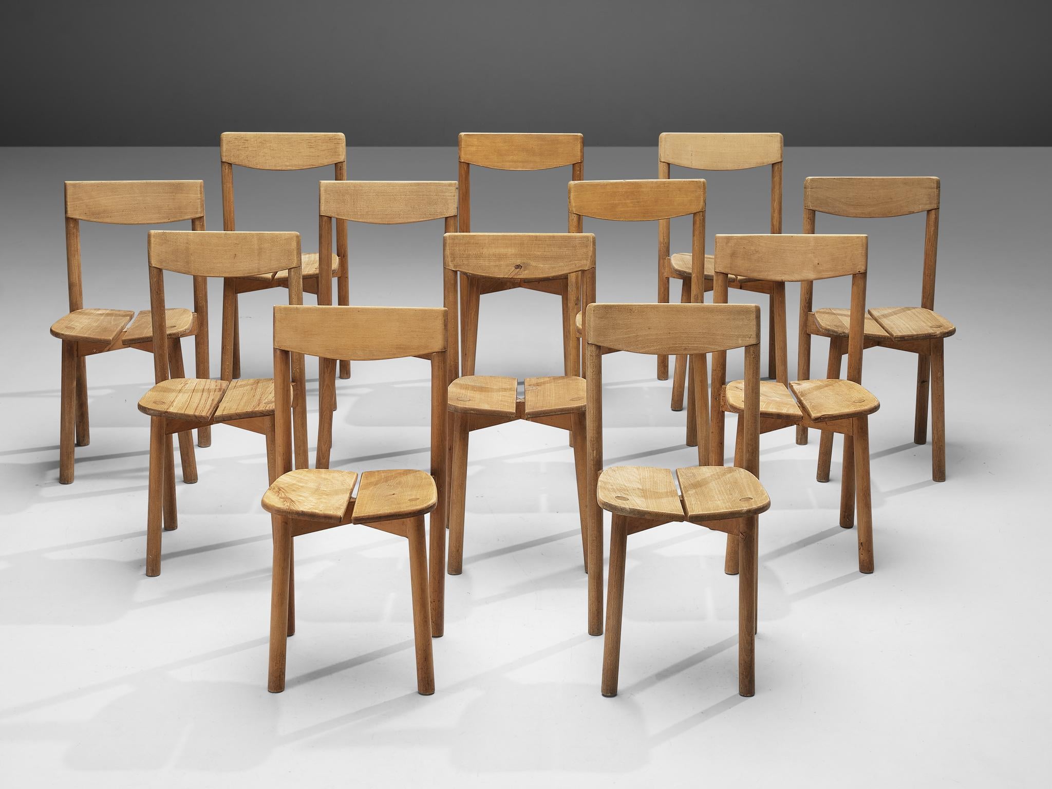 Pierre Gautier-Delaye Set of Twelve Dining Chairs