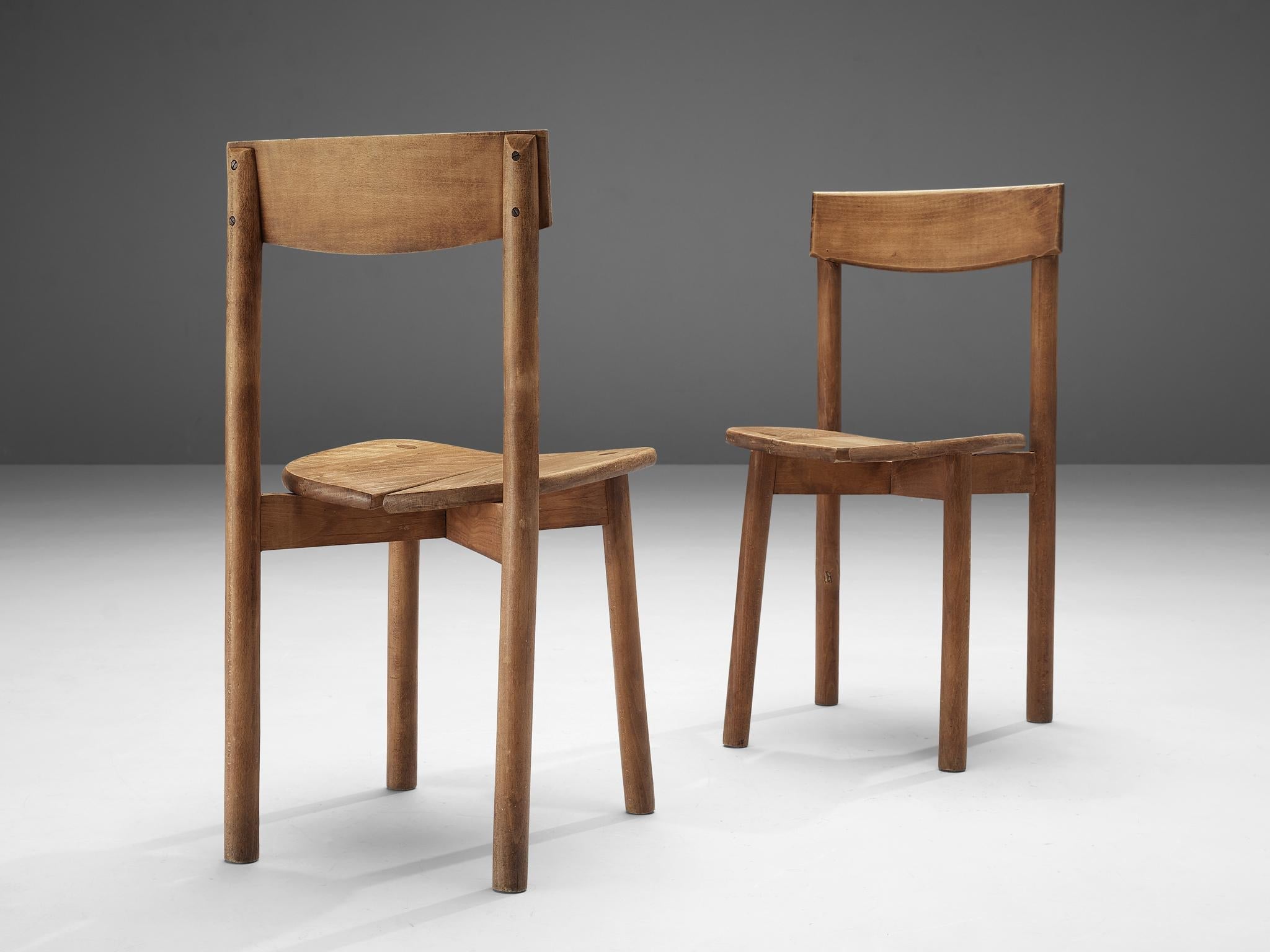 Pierre Gautier-Delaye Set of Six Dining Chairs