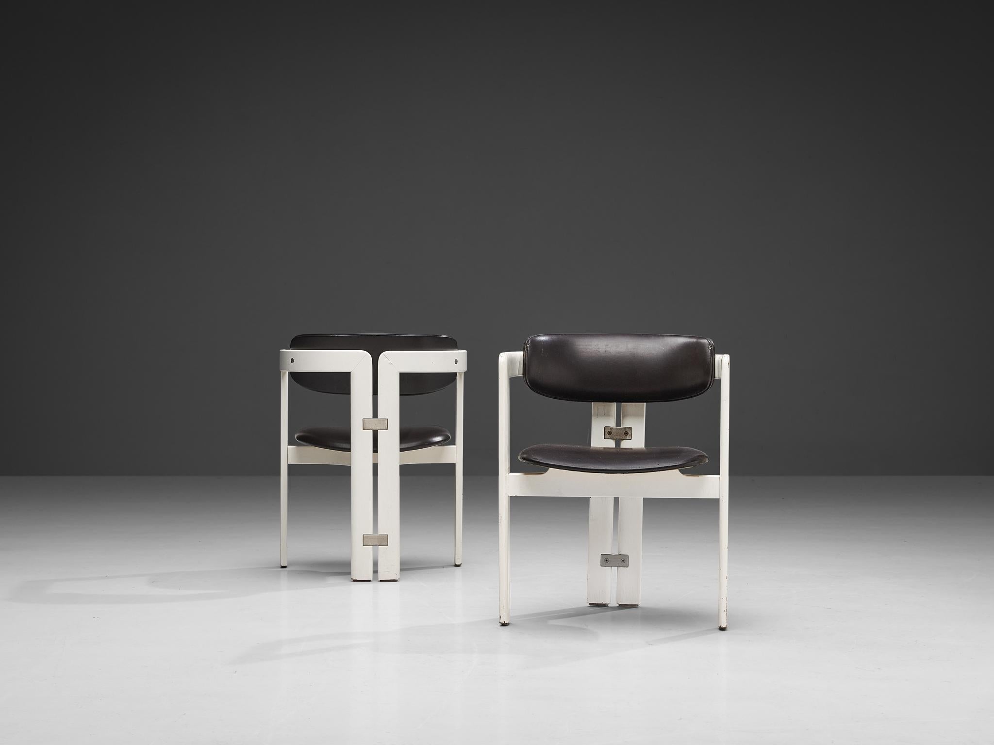 Augusto Savini for Pozzi 'Pamplona' Dining Chairs in Ash