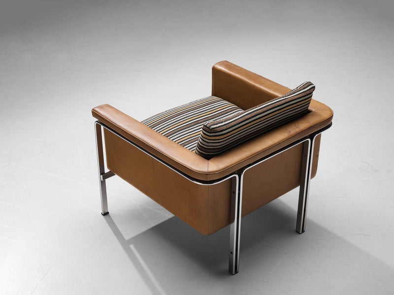 Horst Brüning for Kill International Lounge Chair in Cognac leather