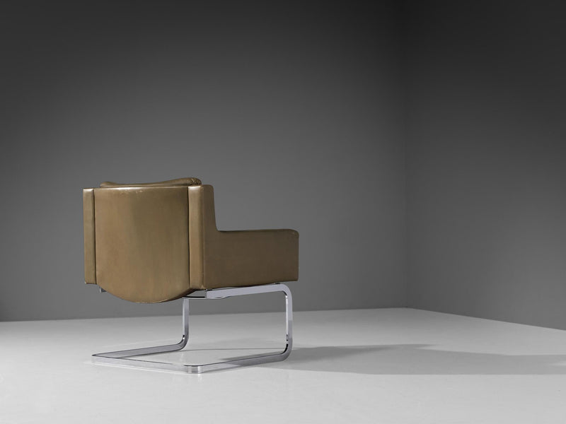 Robert Haussmann for De Sede Pair of 'DS-201' Armchairs in Leather