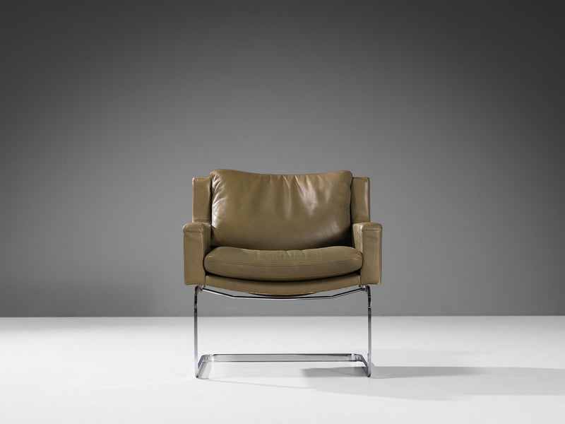 Robert Haussmann for De Sede 'DS-201' Armchair in Leather