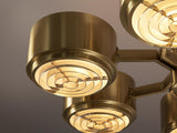 Hans-Agne Jakobsson Ceiling Light in Brass
