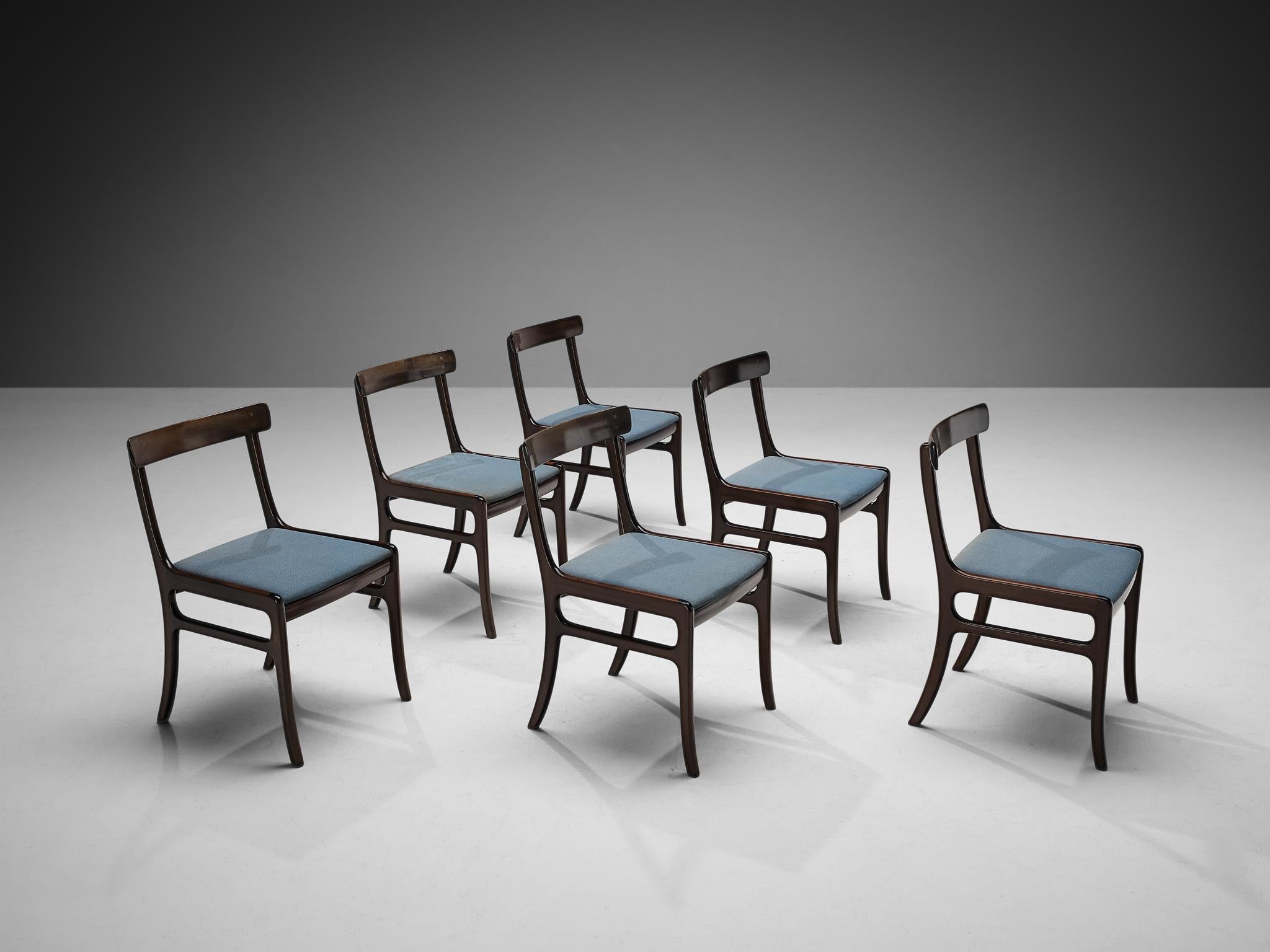 Ole Wanscher Set of Six 'Rungstedlund' Dining Chairs in Mahogany