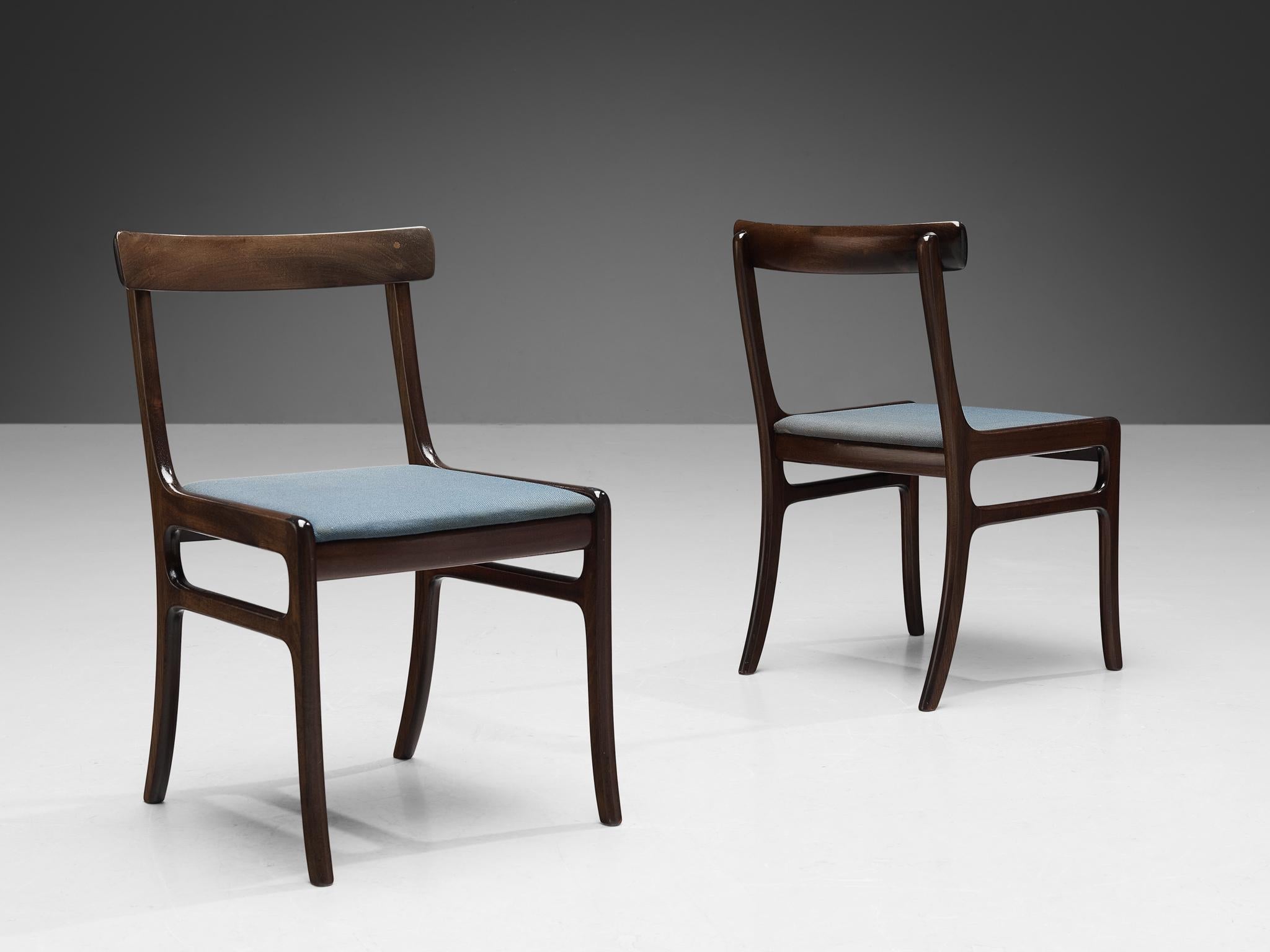 Ole Wanscher Set of Six 'Rungstedlund' Dining Chairs in Mahogany