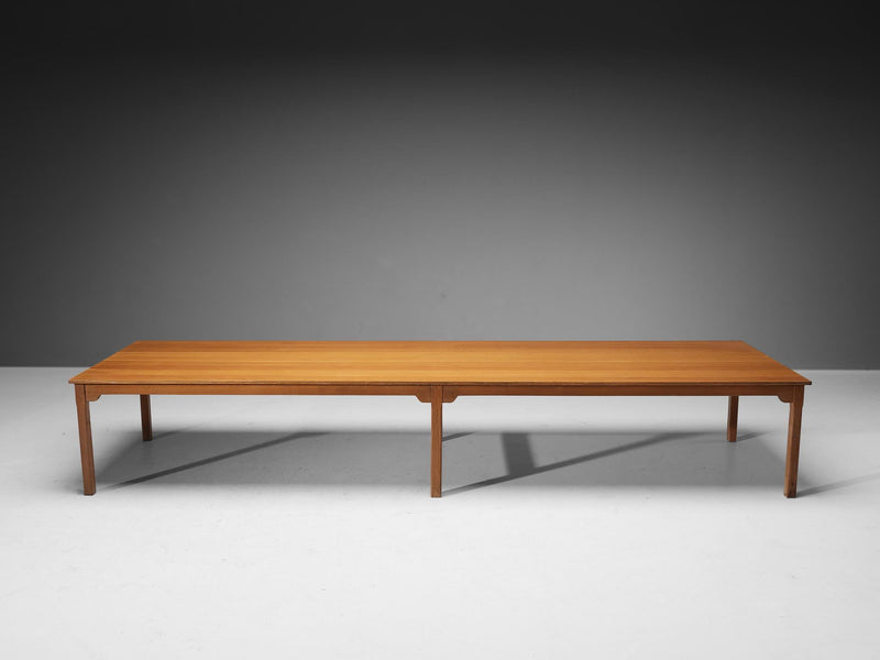 Danish Large Dining or Conference Table in Oregon Pine