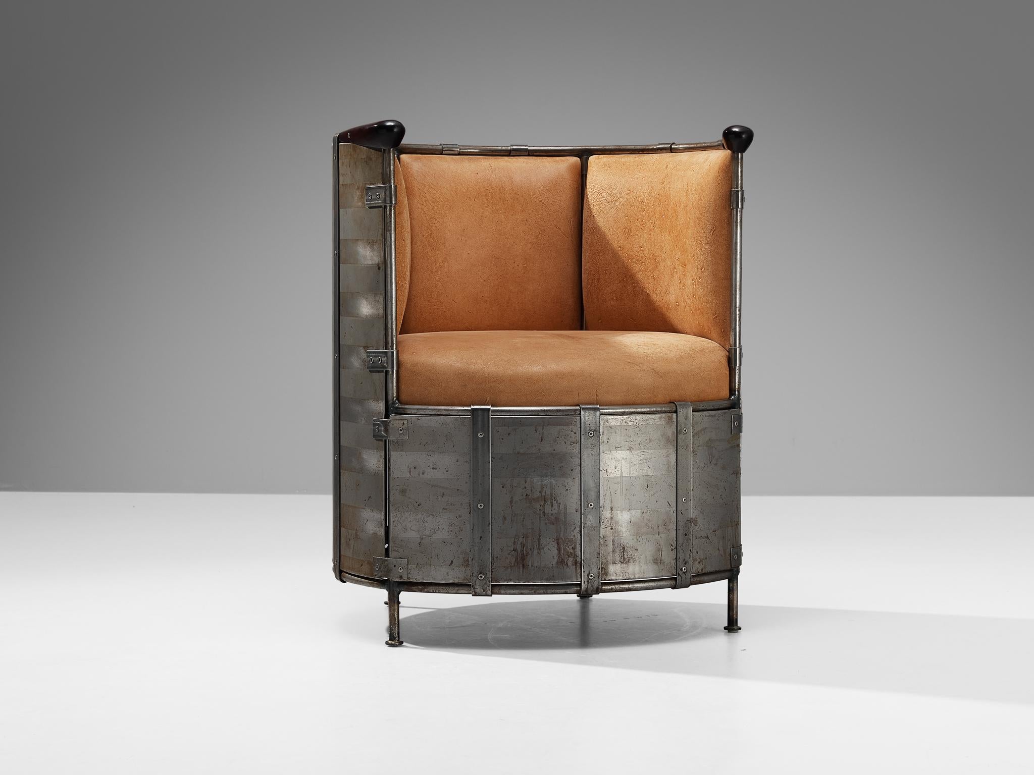 Mats Theselius for Källemo Limited Edition Lounge Chair Älgskinnsfåtölj’