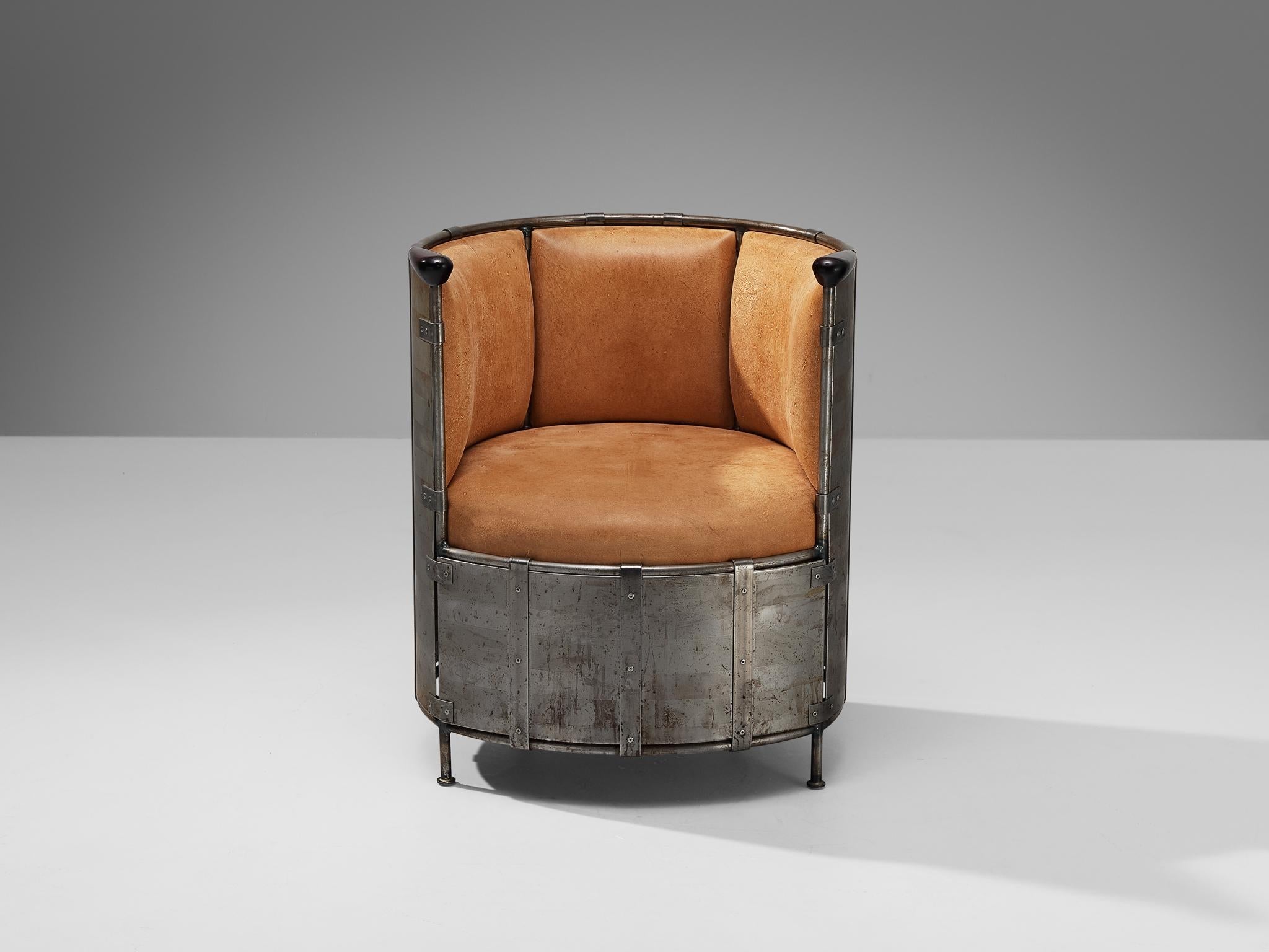 Mats Theselius for Källemo Limited Edition Lounge Chair Älgskinnsfåtölj’