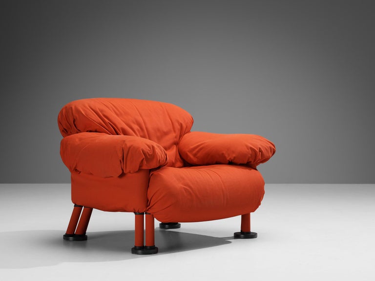 Afra & Tobia Scarpa for Meritalia Lounge Chair and Ottoman