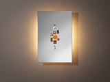 Angelo Lelii for Arredoluce Wall Light with Murano Glass Beads