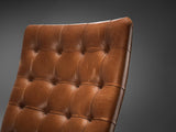 Robert Haussmann for De Sede Pair of Armchairs in Cognac Leather