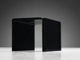 Peter Ghyczy for Horn Collection Side Table in Black Fiberglass