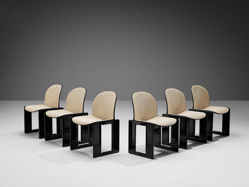 Afra & Tobia Scarpa for B&B Set of Six ‘Dialogo’ Dining Chairs