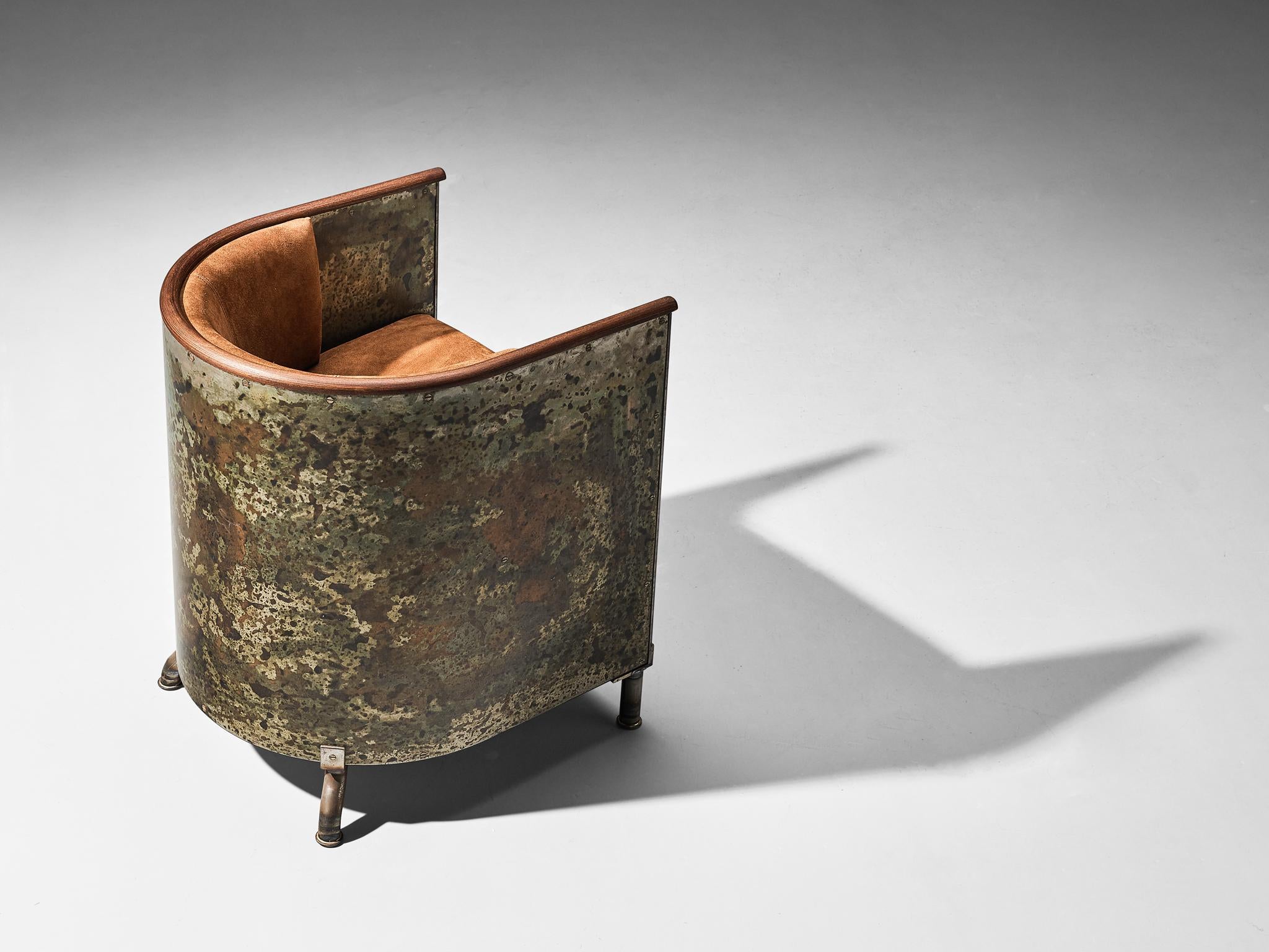 Mats Theselius for Källemo AB Limited Edition 'Järn Mocca' Lounge Chair