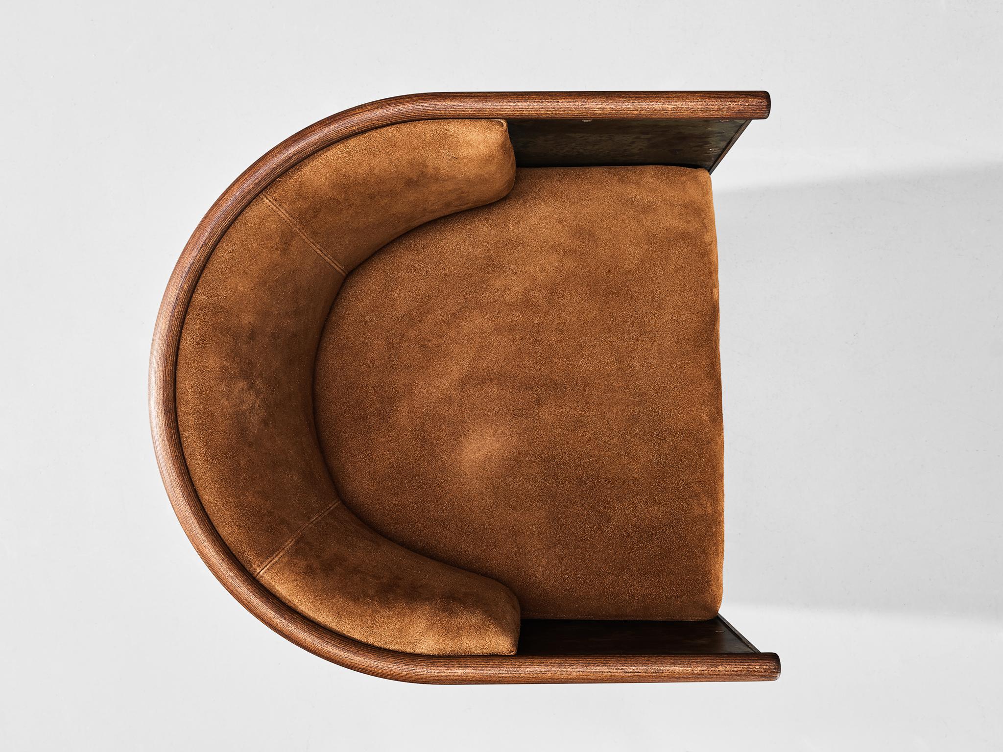 Mats Theselius for Källemo AB Limited Edition 'Järn Mocca' Lounge Chair