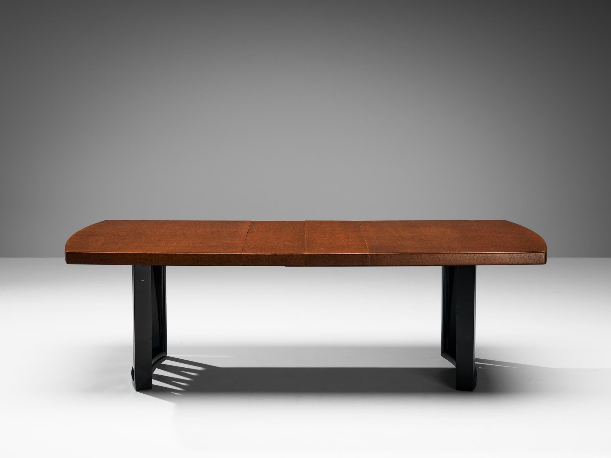 Paul T. Frankl for Johnson Furniture Dining Table in Maple and Cork