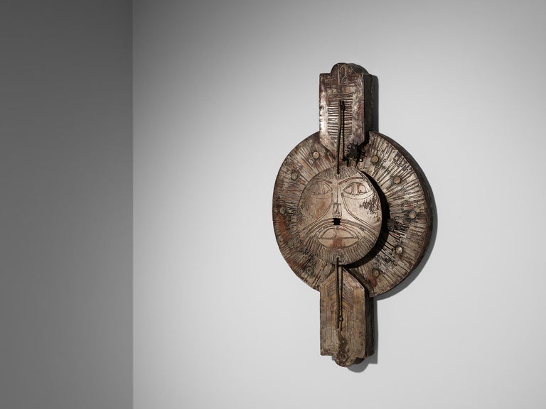 Lorenzo Burchiellaro Sculptural Wall Clock