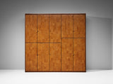 Tito Agnoli for Caleido/Poltrona Frau Highboard in Cognac Patchwork Leather
