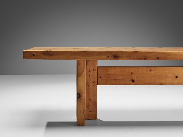 Giuseppe Rivadossi for Officina Rivadossi Large Dining Table in Pine