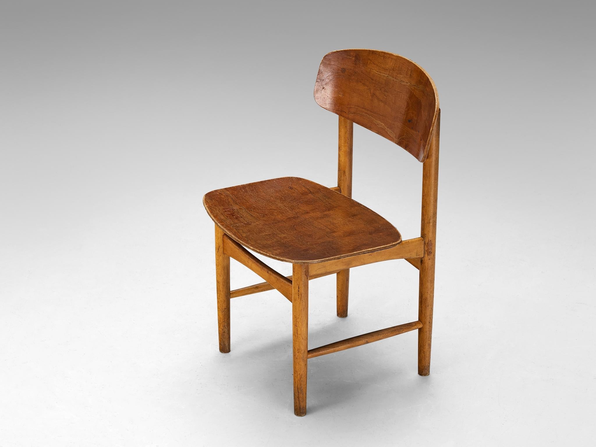 Børge Mogensen for Søborg Dining Chair in Teak