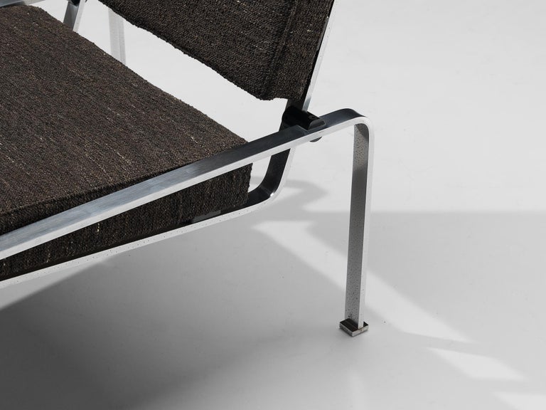 Modern Sleek Easy Chairs in Chrome-Plated Steel