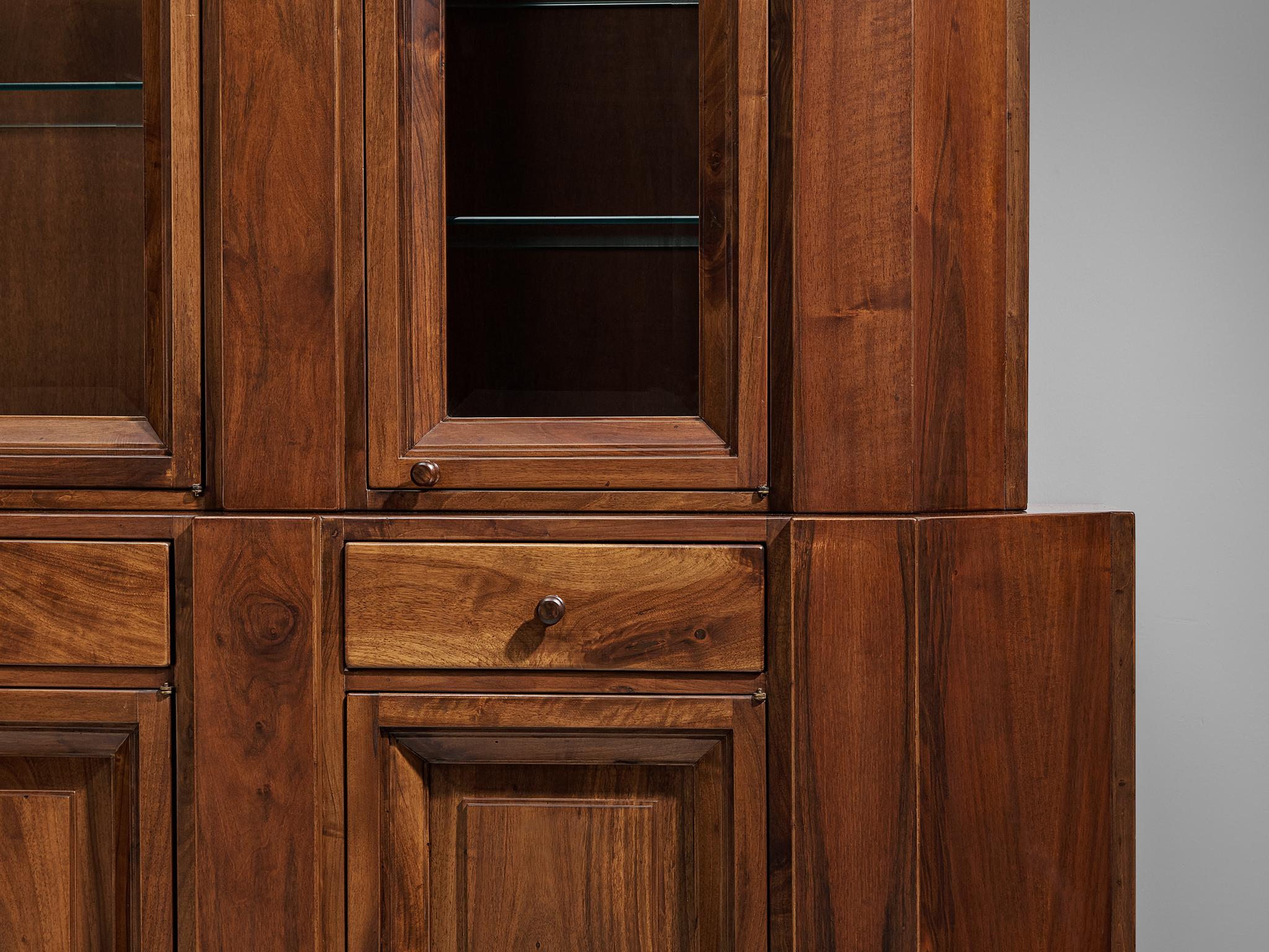 Giuseppe Rivadossi for Officina Rivadossi Library in Walnut