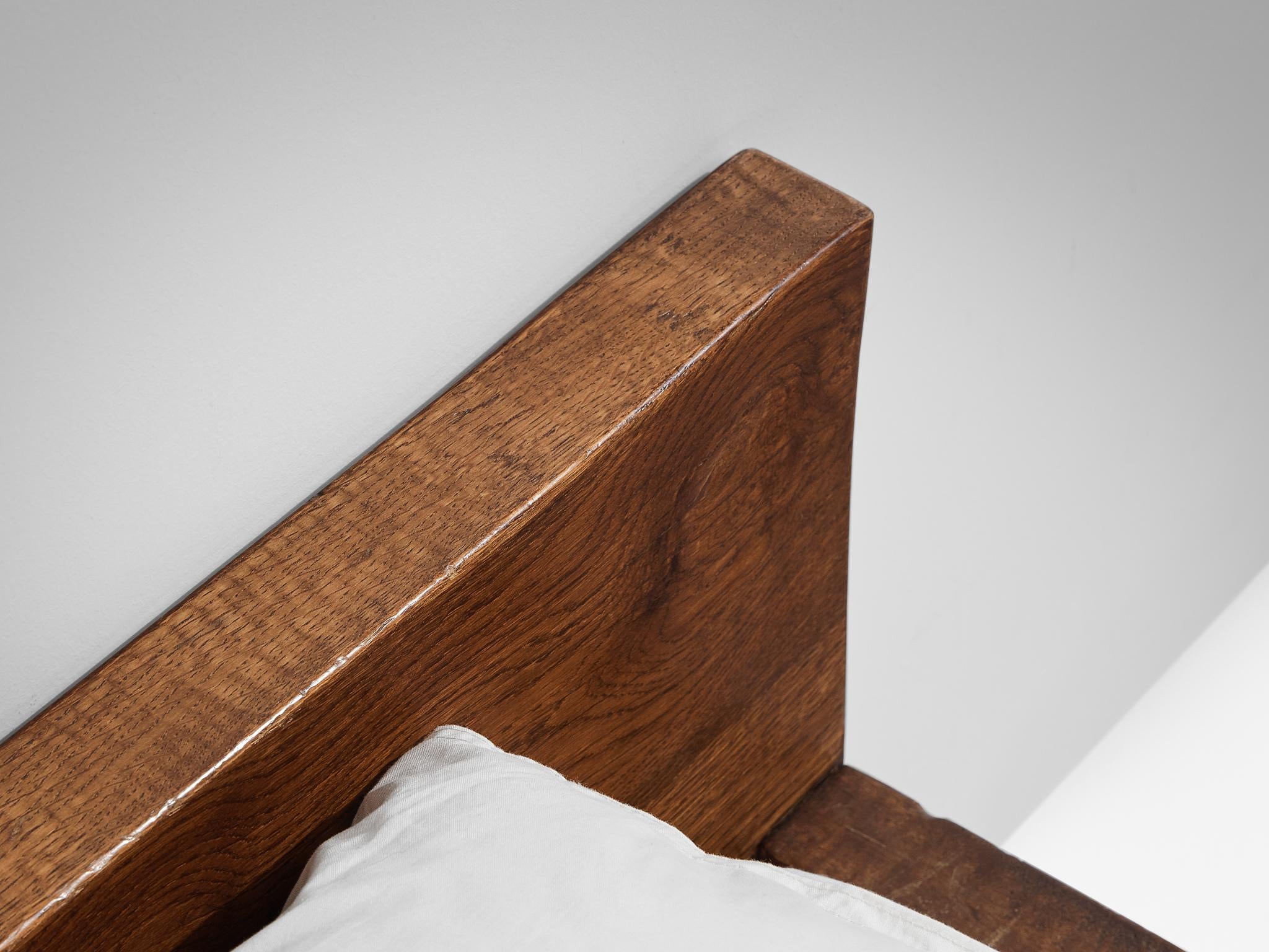 Giuseppe Rivadossi for Officina Rivadossi Single Bed in Walnut