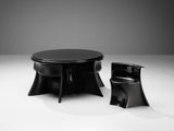 Pierluigi Spadolini for 1P 'Boccio' Dining Set with Table and Six Chairs