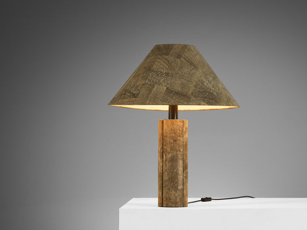 Wilhelm Zanoth & Ingo Maurer for Design M Table Lamp in Cork