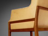 Mogens Koch for K. Ivan Schlechter 'Fireside' Wingback Chair with Ottoman