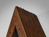 Giuseppe Rivadossi Pyramid Shaped Cabinet in Chestnut 8.2 feet