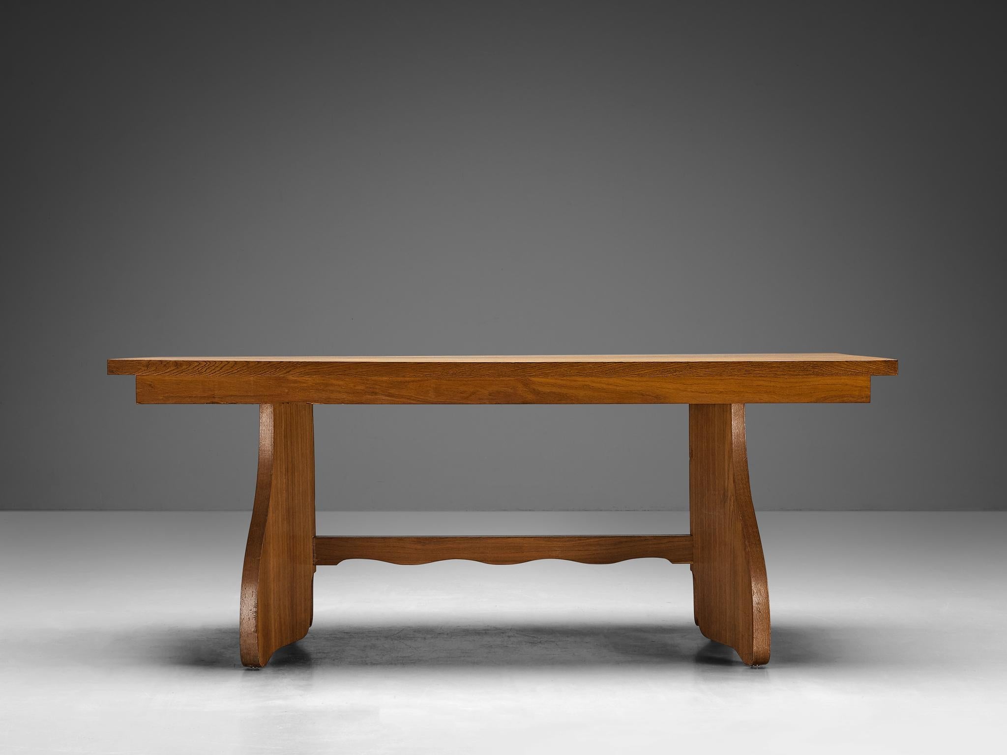 Paolo Buffa for Esposizione Permanente mobili Cantù Dining Table in Oak