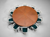 Dining Set with Guido Faleschini Table and Giovanni Battista Bassi Armchairs